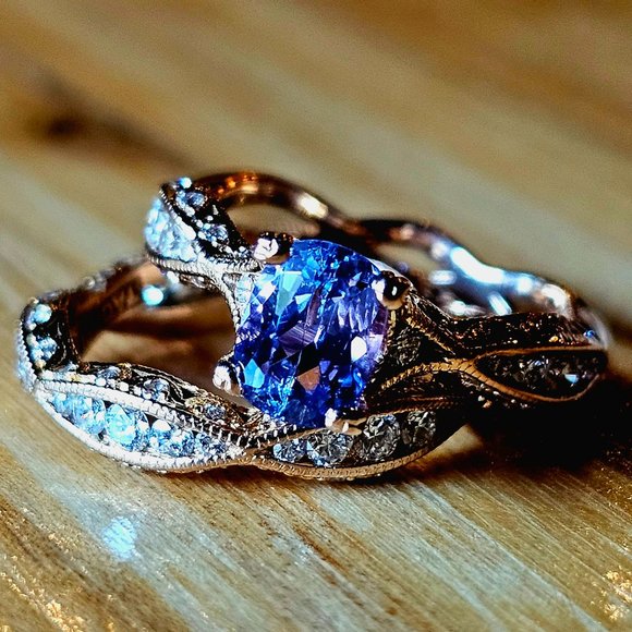 Tacori Wedding Set - Picture 1 of 3